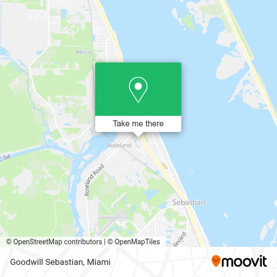 Goodwill Sebastian map