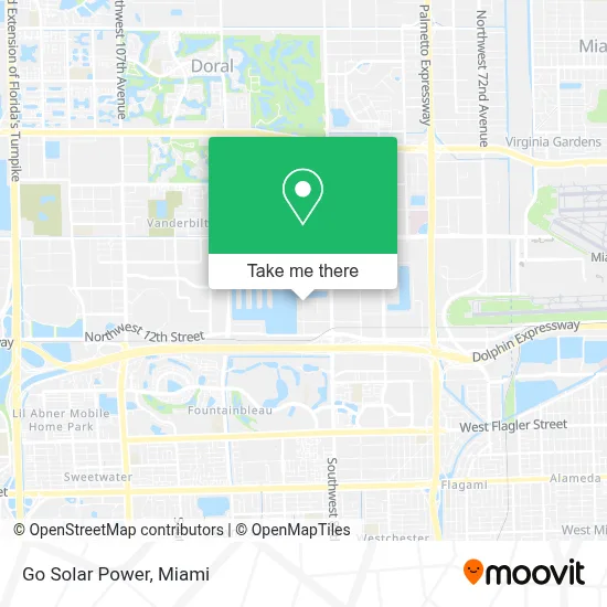 Go Solar Power map