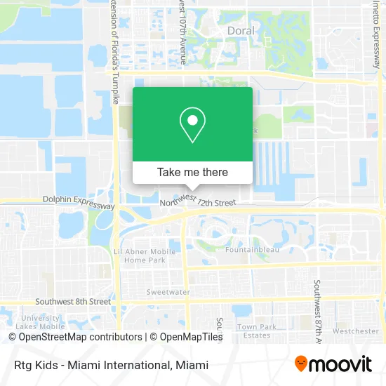 Rtg Kids - Miami International map