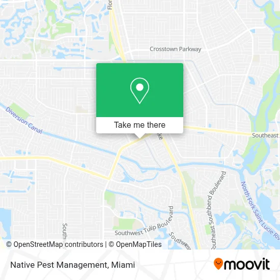 Native Pest Management map