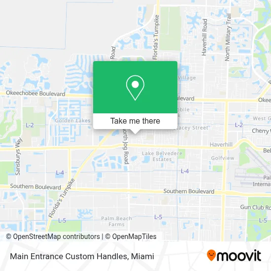 Main Entrance Custom Handles map