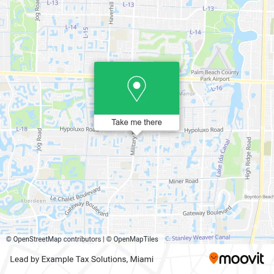 Lead by Example Tax Solutions map