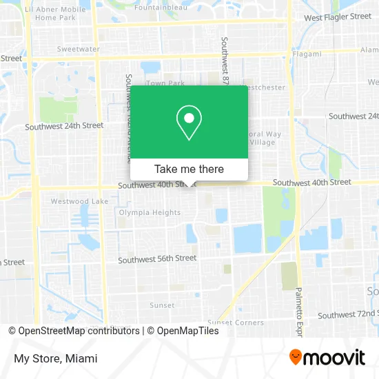 My Store map
