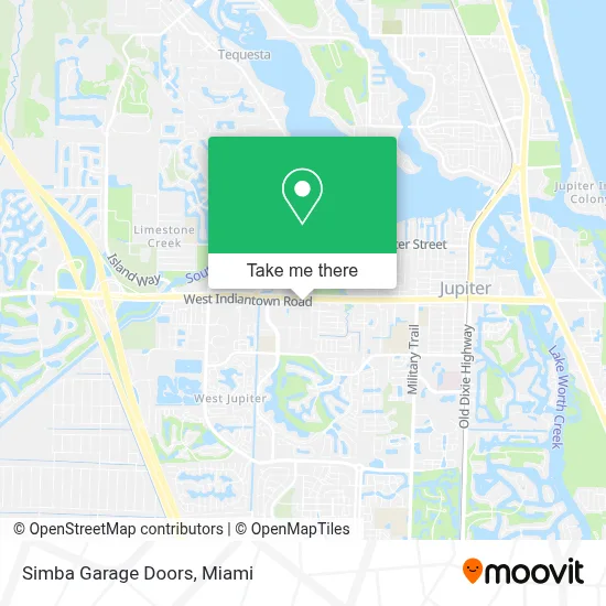 Simba Garage Doors map
