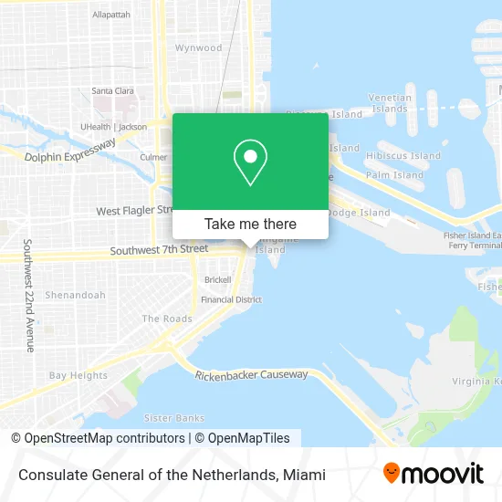 Consulate General Of the Netherlands map