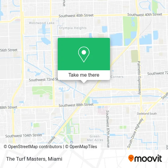 The Turf Masters map