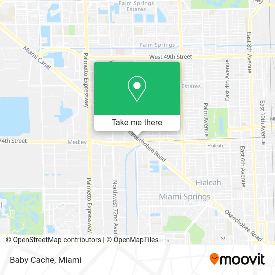 Baby Cache map