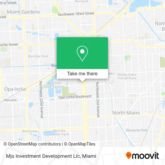 Mjs Investment Development Llc map