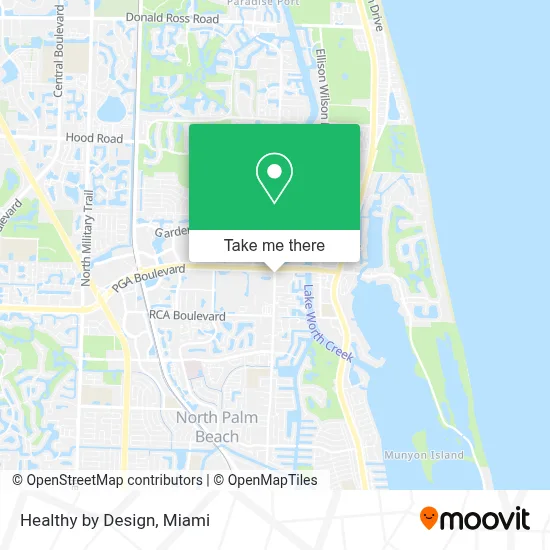 Healthy by Design map