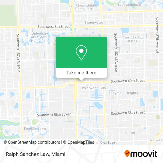 Ralph Sanchez Law map