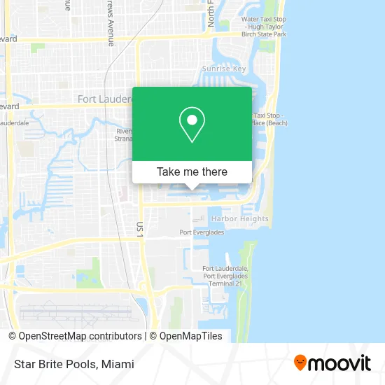 Star Brite Pools map