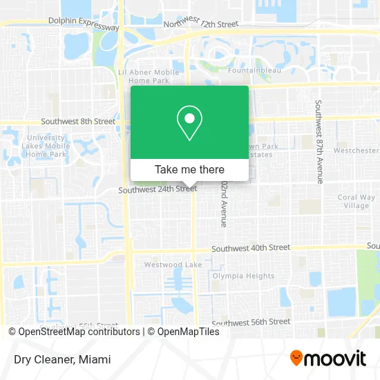 Dry Cleaner map