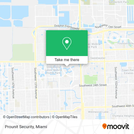 Prounit Security map