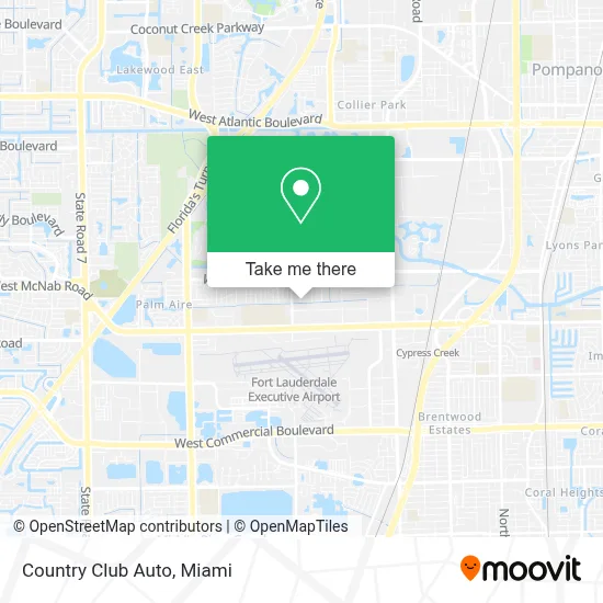 Country Club Auto map