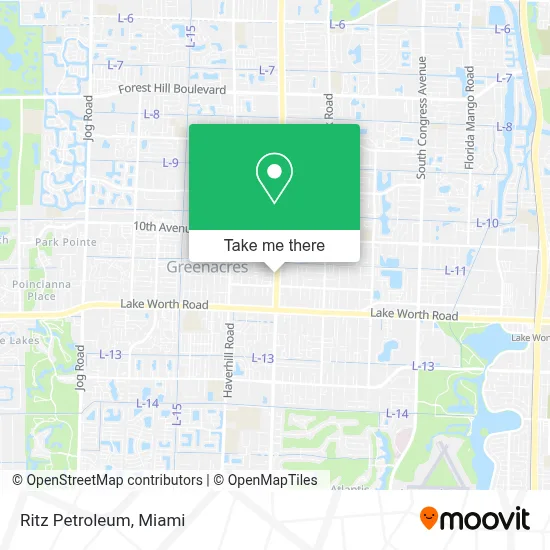 Ritz Petroleum map