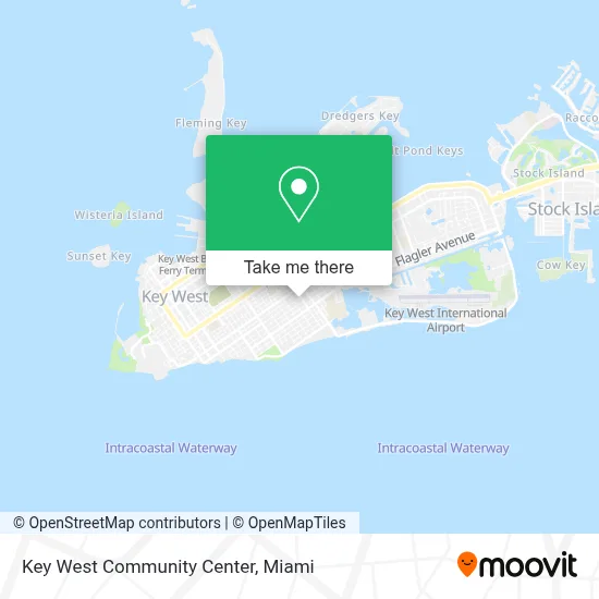 Key West Community Center map
