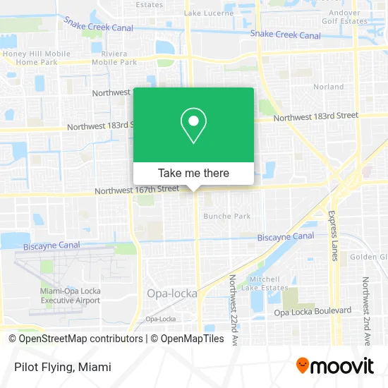 Pilot Flying map