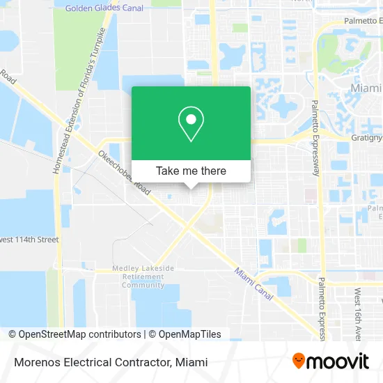 Morenos Electrical Contractor map