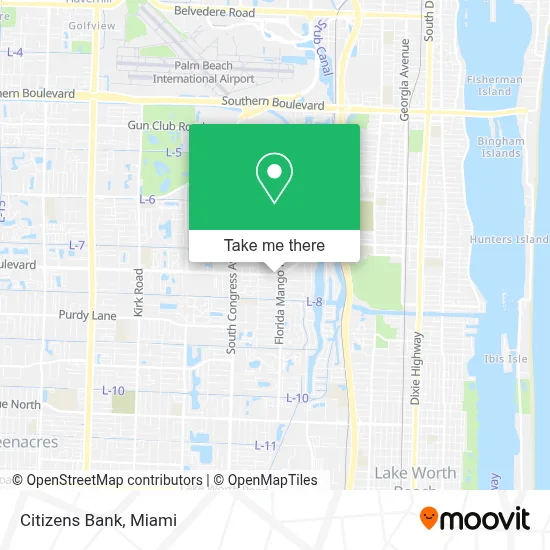 Citizens Bank map