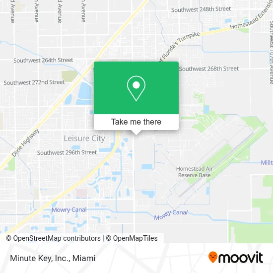Minute Key, Inc. map