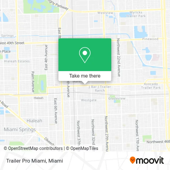 Trailer Pro Miami map