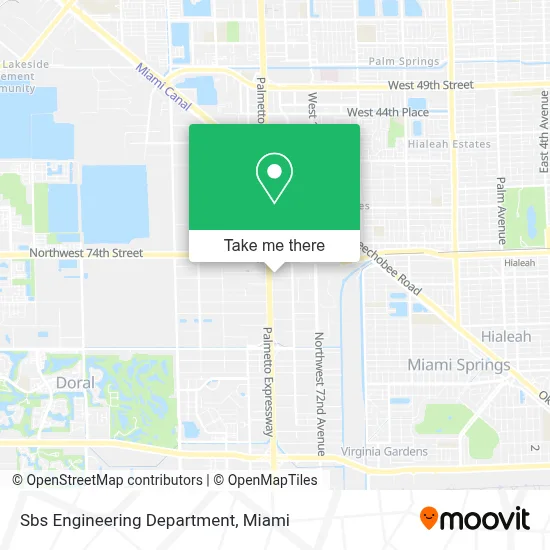 Sbs Engineering Department map