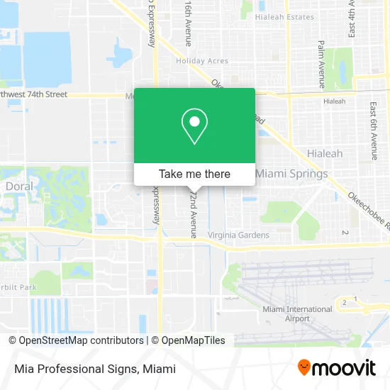 Mia Professional Signs map