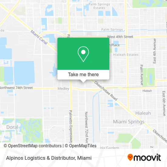 Alpinos Logistics & Distributor map