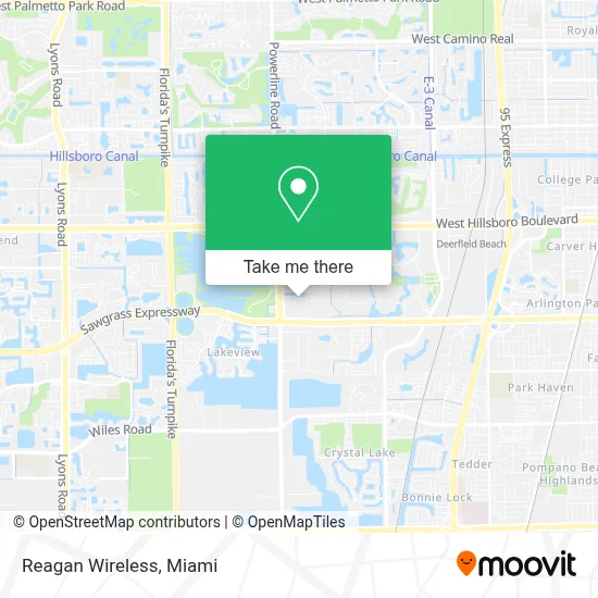 Reagan Wireless map