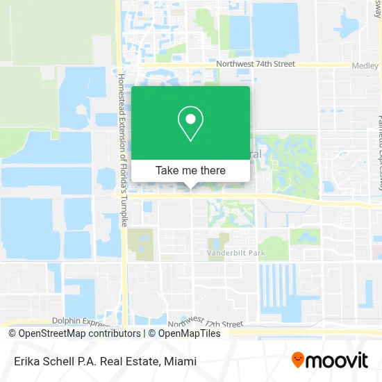 Erika Schell P.A. Real Estate map