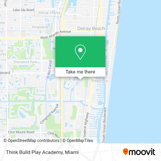 Think Build Play Academy map