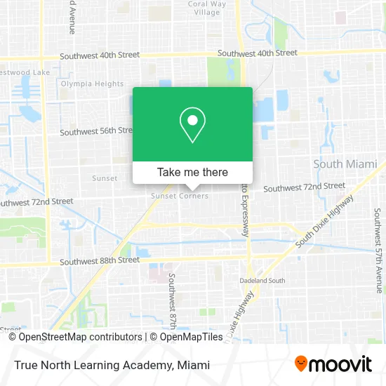 True North Learning Academy map