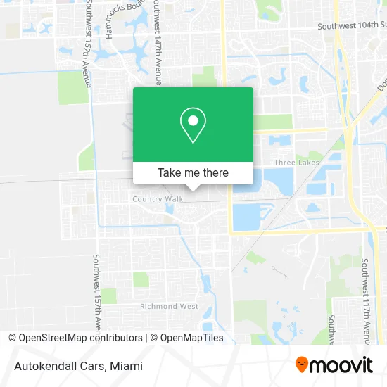 Autokendall Cars map