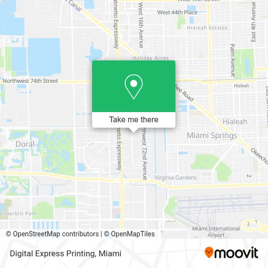 Digital Express Printing map