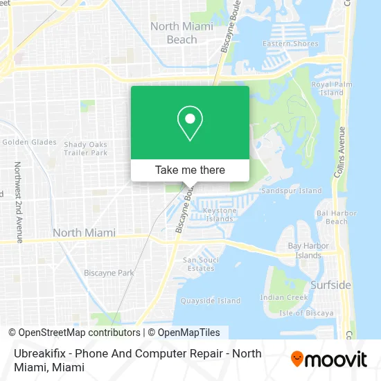 Ubreakifix - Phone And Computer Repair - North Miami map