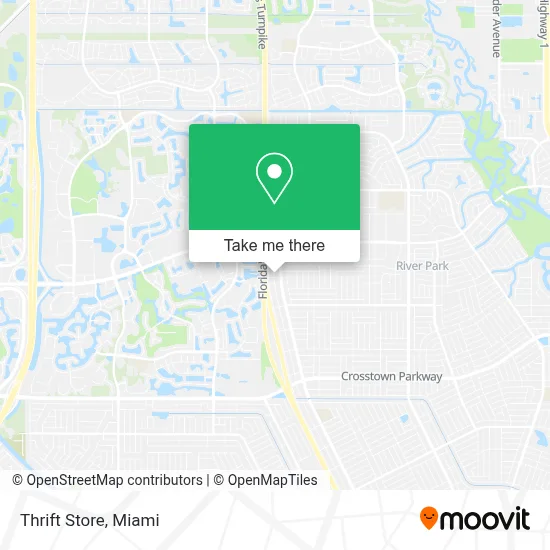 Thrift Store map