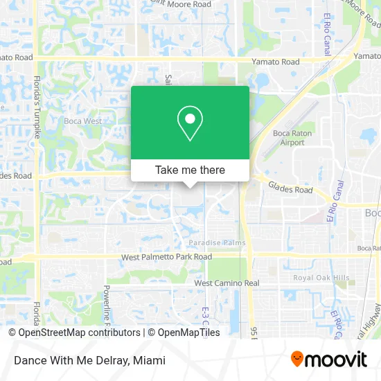 Dance With Me Delray map
