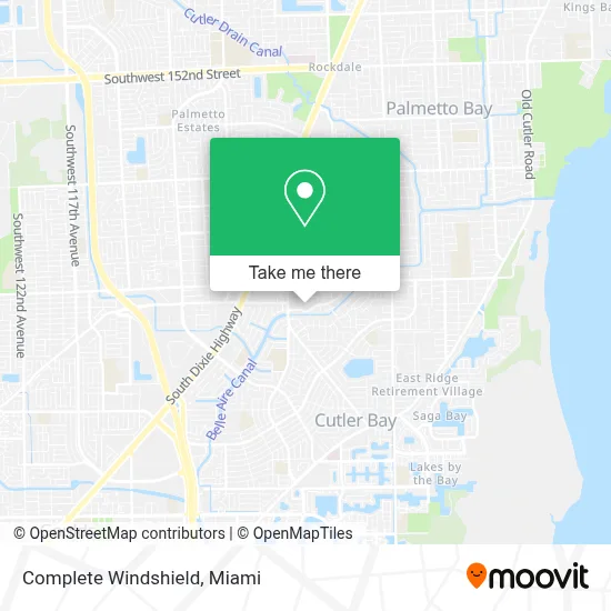Complete Windshield map