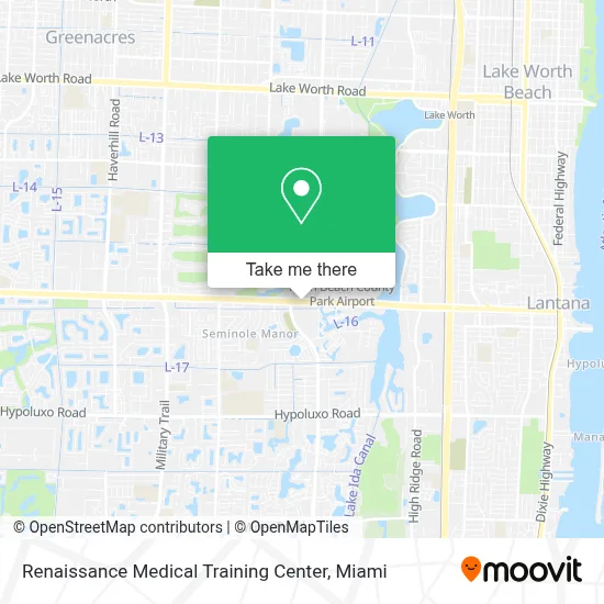 Renaissance Medical Training Center map