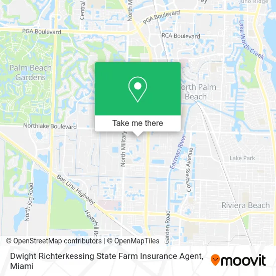 Dwight Richterkessing State Farm Insurance Agent map