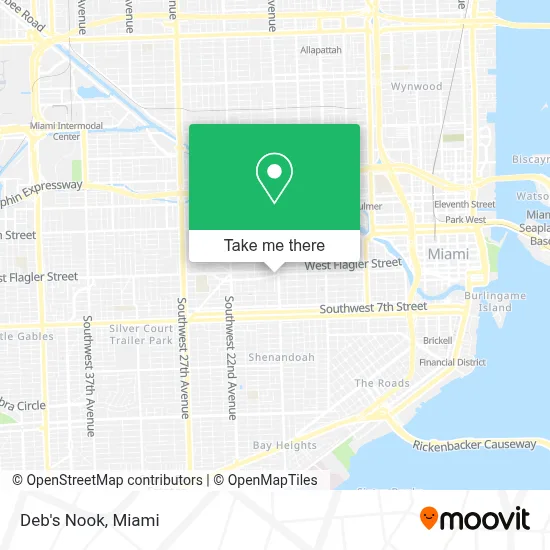 Deb's Nook map