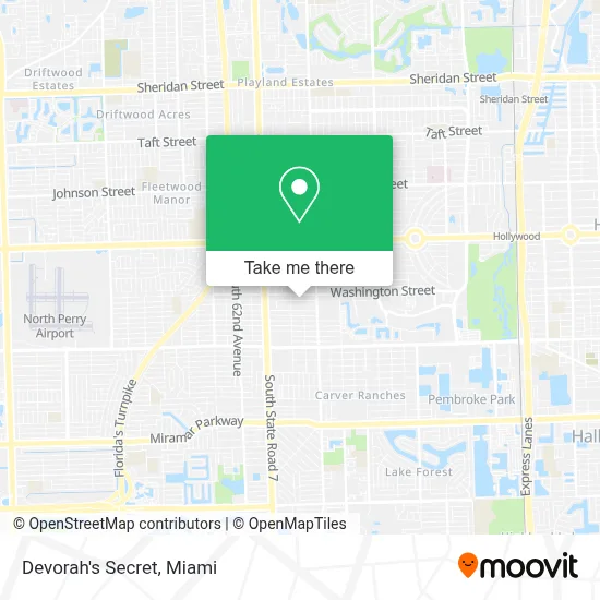 Devorah's Secret map