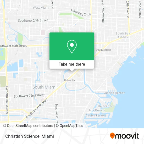 Christian Science map
