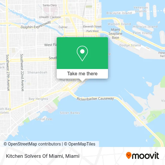 Kitchen Solvers Of Miami map