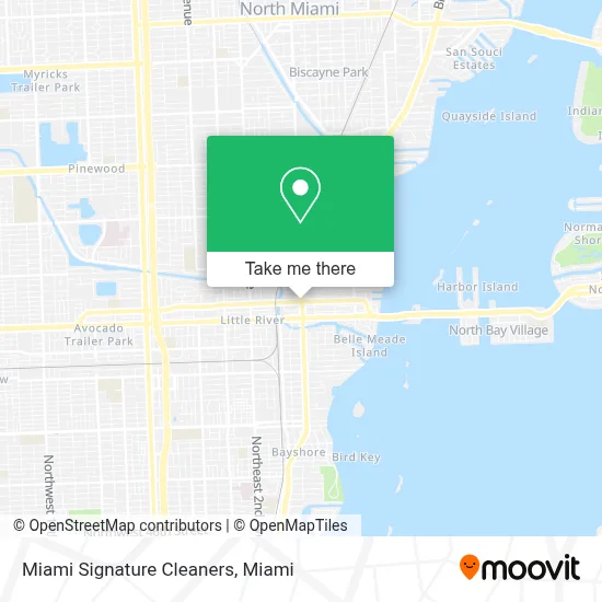 Miami Signature Cleaners map