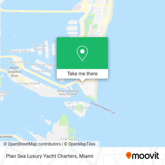 Plan Sea Luxury Yacht Charters map