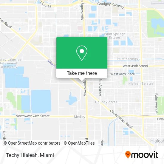 Techy Hialeah map