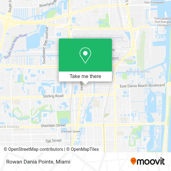Rowan Dania Pointe map