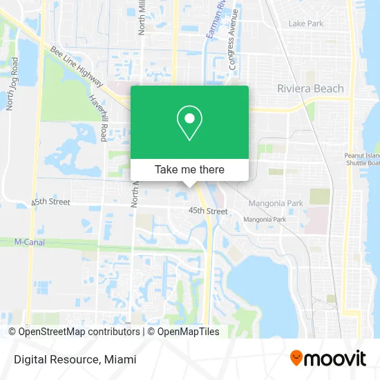 Digital Resource map