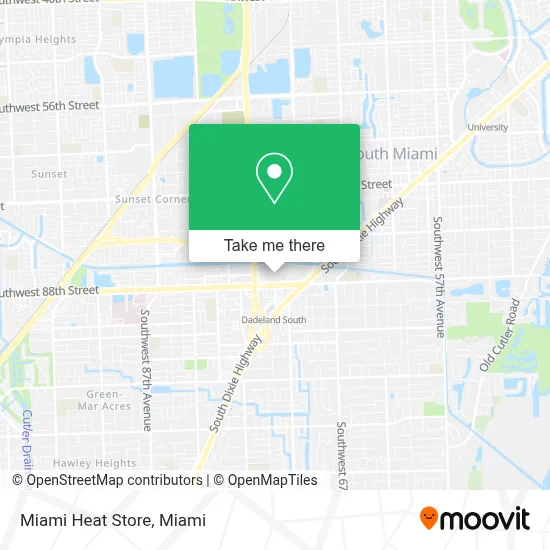 Miami Heat Store map